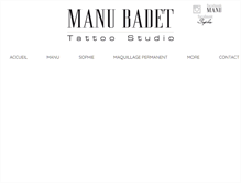 Tablet Screenshot of manubadet.com